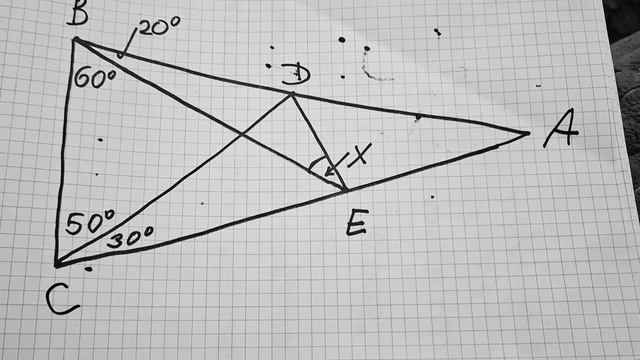 Найдите угол Х#math#puzzle#математика#геометрия#головоломк