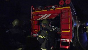 Пожар начался в гостинице в Энергодаре после атаки ВСУ