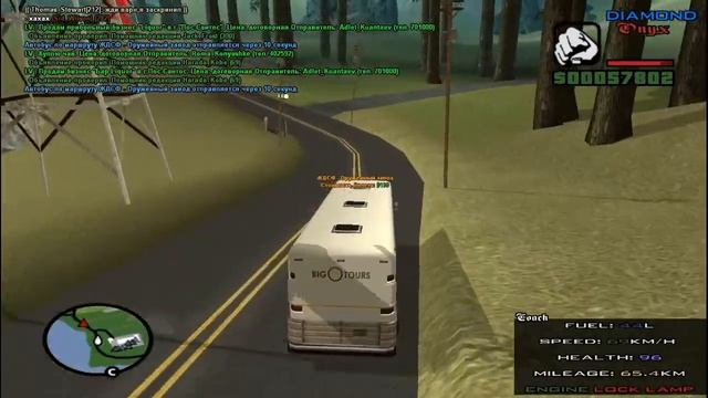 Diamond RP Работаю на автобусе Маршрут 6 ЖДСФ Оружейный зав смотреть онлайн