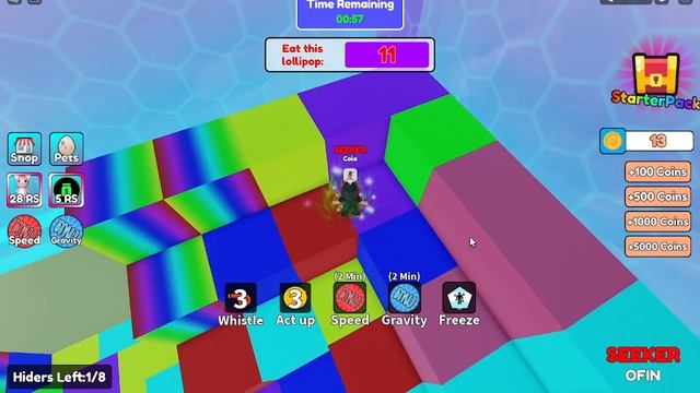 Прятки по цветам!!!//Roblox//Hide & seek in one color смотреть онлайн