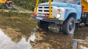 Kingkong rc Zil 133 , Зил 133 ГЯ кран , самодельная модель 1:12 RC