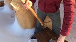 Дамасские топоры мастерской "Сибирский булат" скандинавского типа - "Скиф"