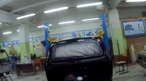 Красим автомобиль НИВА с помощью Раптора