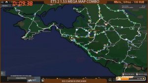 Euro Truck Simulator 2 1.53 LIVE STREAM MEGA COMBO MAP ДАЛЬНОБОЙ НА ГАЗЕЛИ