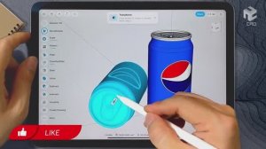 Моделирование банок из-под кока-колы на iPad _ Shapr3D