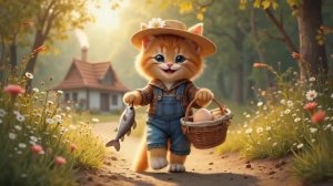 Mama Cat Trims Fur on the Farm and Makes Tiger Hat For Kittens At Home 🐾🧶🎩 Part 2