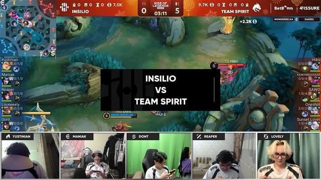 Тимспик BB Rise Of Legends S5 | Insilio MLBB смотреть онлайн