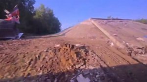 ПОДРЫВ АВТОМОБИЛЬНОГО МОСТА НАД ЖД ПУТЯМИ В ВЫГОНИЧСКОМ РАЙОНЕ