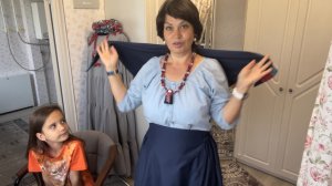 С фартуком не вышла идея, но зато лоскутная косынка получилась на славу!