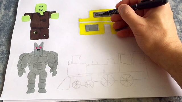 🚧🚂Мёртвые рельсы рисуем Dead Rails DRAW🧟🚧 #roblox #deadrails