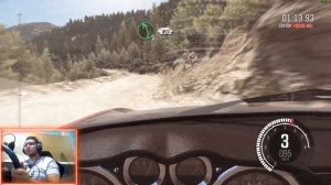 Dirt rally #1 | Играю в первый раз в ралли на руле.
