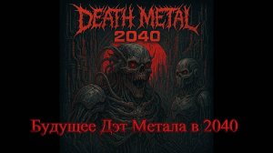 Будущее death metal в 2040