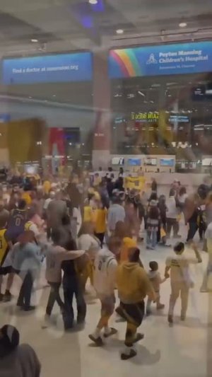 Pacers fans are fired up after Game 1 win!