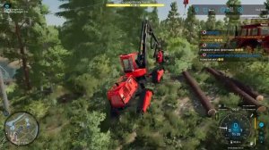 Farming Simulator 22 - Silverrun Forest прохождение стрим #10b