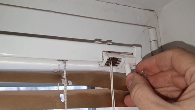 Ремонт горизонтальных жалюзи - сломались крутилки (па? смотреть онлайн