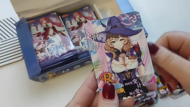 Распаковка карт Genshin Impact Икатанг / Геншин #unboxing смотреть онлайн