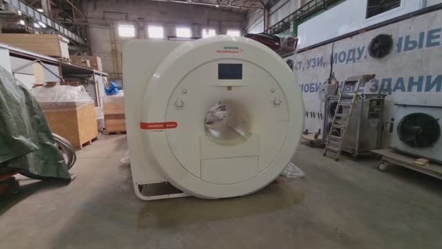Поставка МРТ Siemens Magnetom Sempra 1,5 Т на склад Резонанс