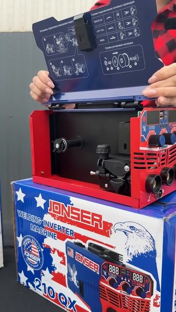 Сварочный аппарат JONSER 210QX #инструмент #automobile #tools #сварка #сварочный #ремонт #стройка