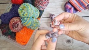 Вязальный влог/Вступаю в ScrappySocks/Процессы для игры с кубиками/Остался один рукав