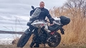 Мотоцикл Honda CB400X 2021 в городе, глазами видеорегистратора ;-)