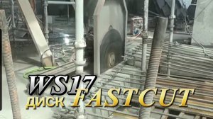 Стенорезная пила 17квт и диск FASTCUT