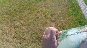 Кастинговая сеть амер ф4,28, ячейка 20мм из лески 0,3мм, низ плетенка 0,4мм на нержавеющей цепочке.