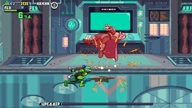 Teenage Mutant Ninja Turtles: Shredder’s Revenge #7. Прохождение без коммент смотреть онлайн