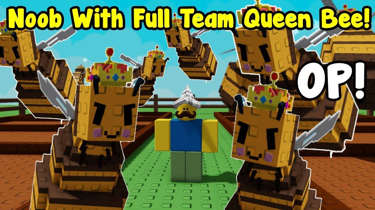 I Started Over With Full Queen Bee Army In Grow A Garden! Too Powerful!