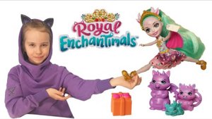Enchantimals Royal Дракон Куклы Энчантималс Роял / Pretty Katy Queen
