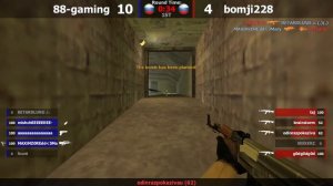 CS 1.6 LAN-турнир Golden Guns bomji228 (Россия) vs 88-gaming (Москва) полуф?
