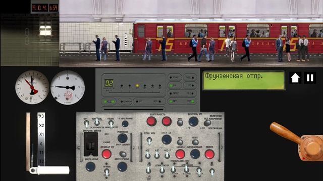 обновление 9.5 в симулятор московского метро 2D на Сокол смотреть онлайн