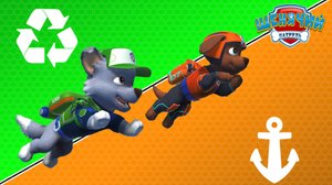 Щенячий Патруль в Кино, Разводной Мост Сломан, Роки и Зума Спешат на Помощь