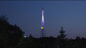 Телебашня на улице Зорге в Уфе в честь Курбан-байрама включила тематическую подсветку