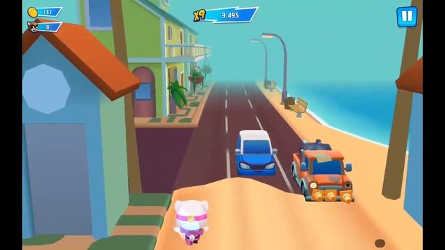 Котенок ТОМ бьет злодея и спасает Анжелу смотреть онлайн