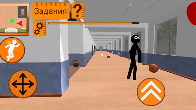 Играю в игру stickman neighbour teacher. Уровни 1-5 смотреть онлайн