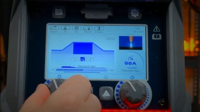 Обзор сварочного полуавтомата ПТК HANKER MIG 200 DP PFC LCD H60 смотреть онлайн