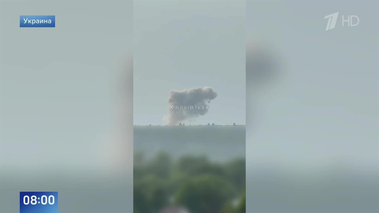 Появились кадры последствий ночных ударов ВС РФ по военным объектам Украиины