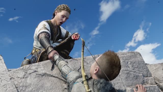 God of war. Ragnarok. Часть 16. Встреча с Одином. Чертоги Одина