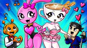 Итальянские мемы и Балерина Капучино в розовом| Sprunki мультфильм