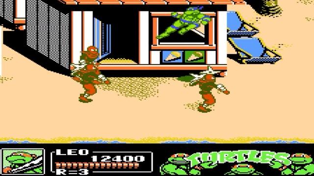 ( NES) Teenage Mutant Ninja Turtles III / Ниво 1 смотреть онлайн