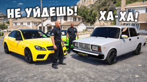 БИТВА ВОРОВ ПРОТИВ КОПОВ В ГТА 5 ОНЛАЙН. ПОГОНЯ ЗА ЧИТ ТАЧКОЙ В GTA 5!