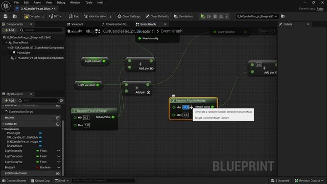 Делаем свечку через Blueprint в Unreal Engine 5