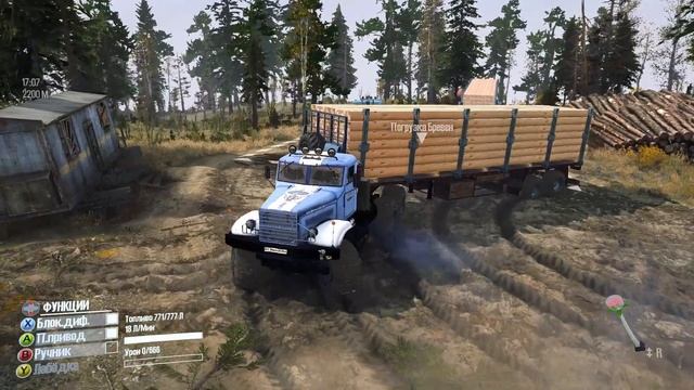 Spintires MudRunner Прохождение ▶ Водохранилище ➤ Лесопилка смотреть онлайн