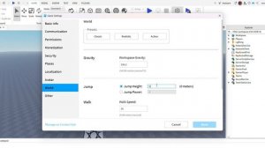 Как в РОБЛОКС Студио Сделать чтобы Ты НЕ мог ПРЫГАТЬ😯
