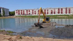 Тюмень. Реновация пруда Утиный. 07.06.2025.