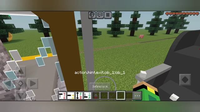 Управление паровозом в Майнкрафт смотреть онлайн