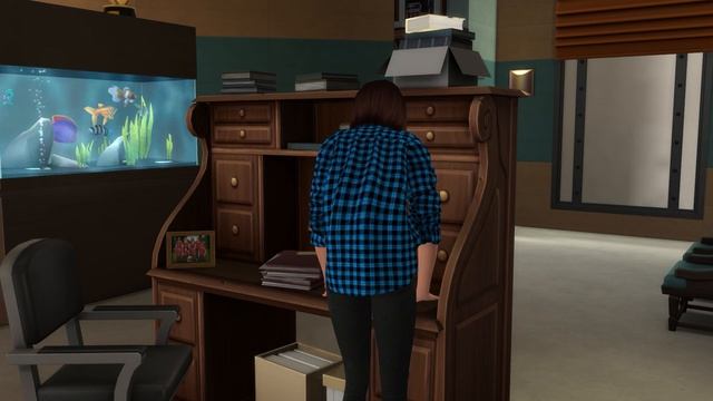 Animation Sims 4 by d'Violet #67 | Искать книгу на столе смотреть онлайн