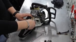 Как разобрать бензопилу STIHL MS 180 ?