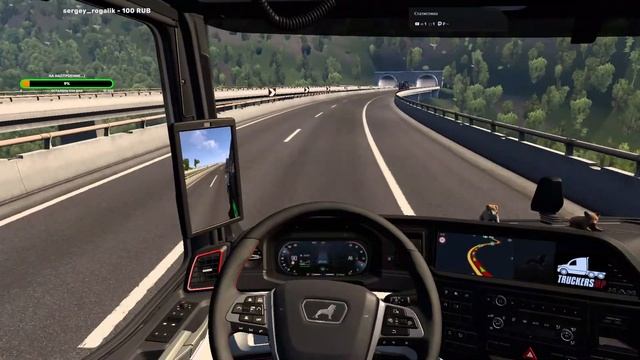 ETS2MP + VTCpanel - Небольшой контрактик смотреть онлайн