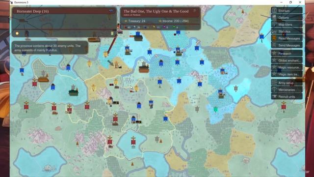 [Dominions 5] Сетевая нацген игра из ВК "KeyNX". За нацию амазон? смотреть онлайн